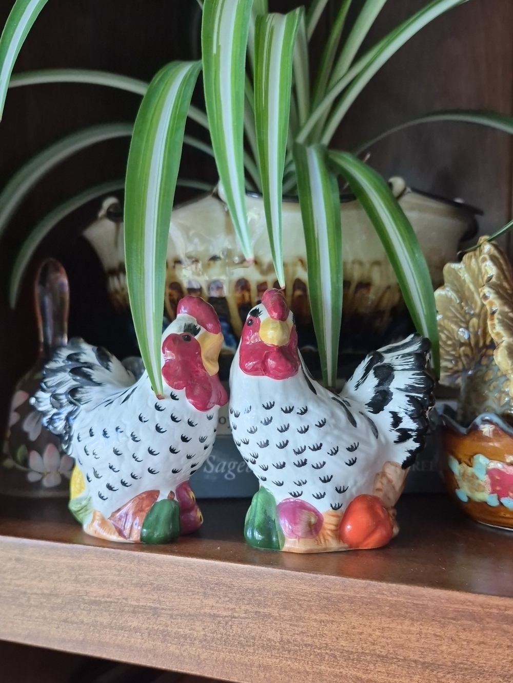 Rooster Chicken Salt And Pepper Shakers
